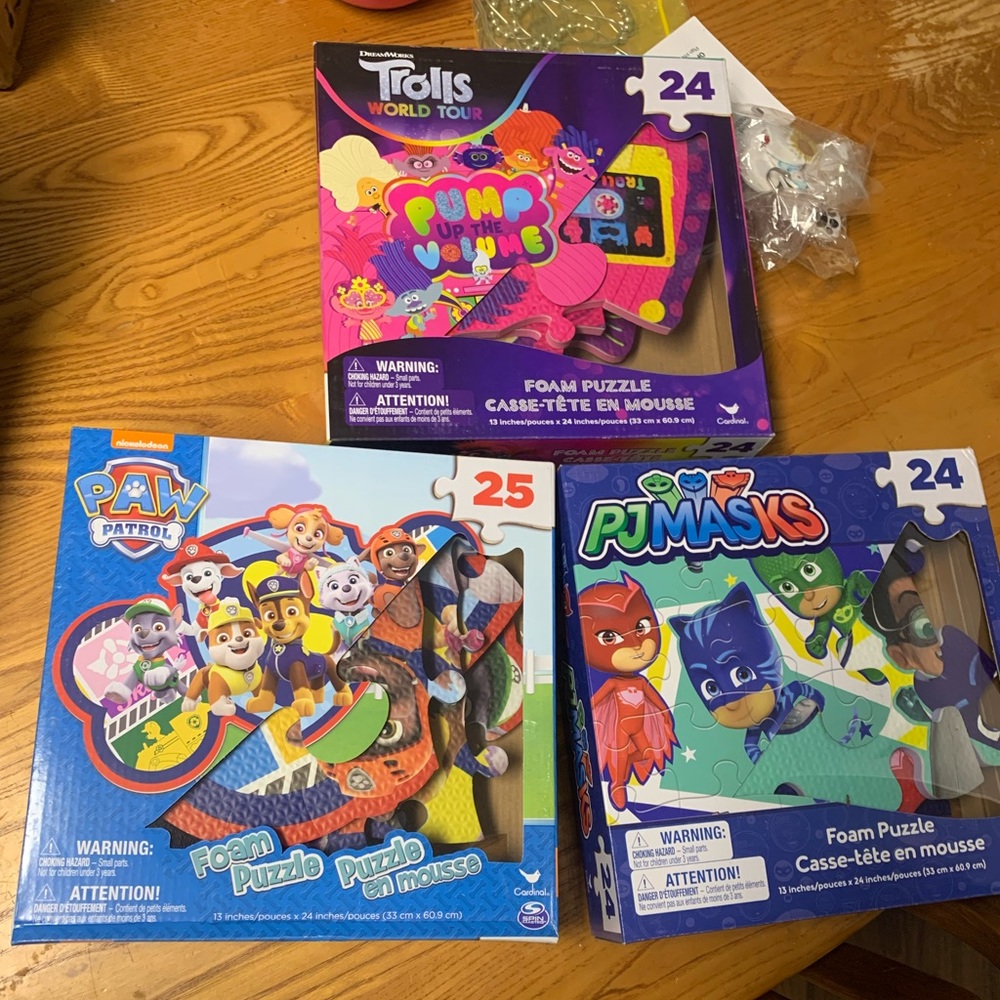 Kids foam puzzles